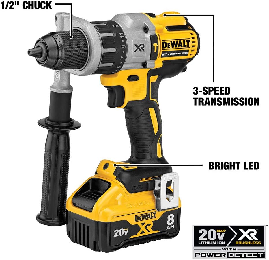 DeWALT 20V MAX* XR® Hammer Drill/Driver With POWER DETECT™ Tool Technology & Impact Driver Kit