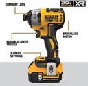DeWALT 20V MAX* Brushless Cordless 2-Tool Kit Hammer Drill/Driver with FLEXVOLT Advantage™
