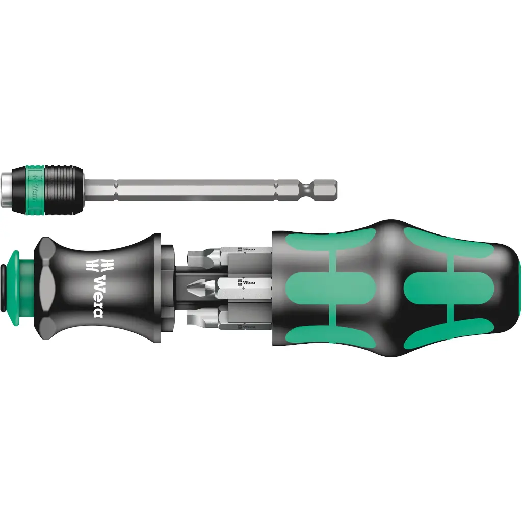 WERA Kraftform Kompakt 26 with pouch, 7 pieces