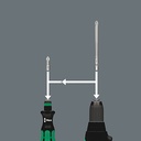 WERA Kraftform Kompakt 26 with pouch, 7 pieces