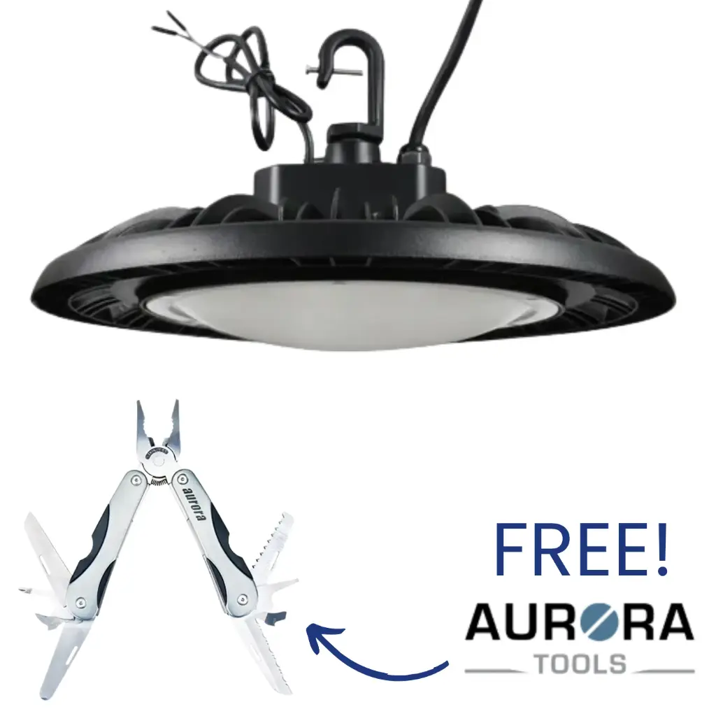 Final Sale! 150W UFO High Bay + Free Head Lamp