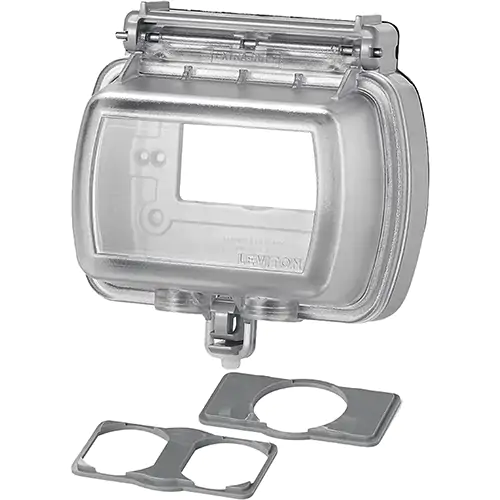 While-In-Use Extra-Duty GFCI & Decorator Wallplate Cover