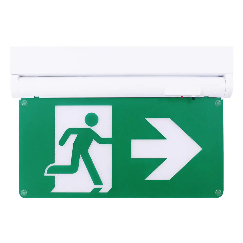 [EM-RM4-03] Emergency Lights - Transparent Running Man Exit Sign