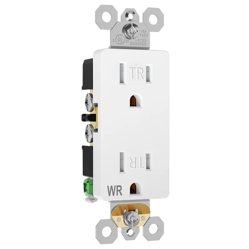 Niagara Decorator Outlet Sample - 125V, 15 AMP, White