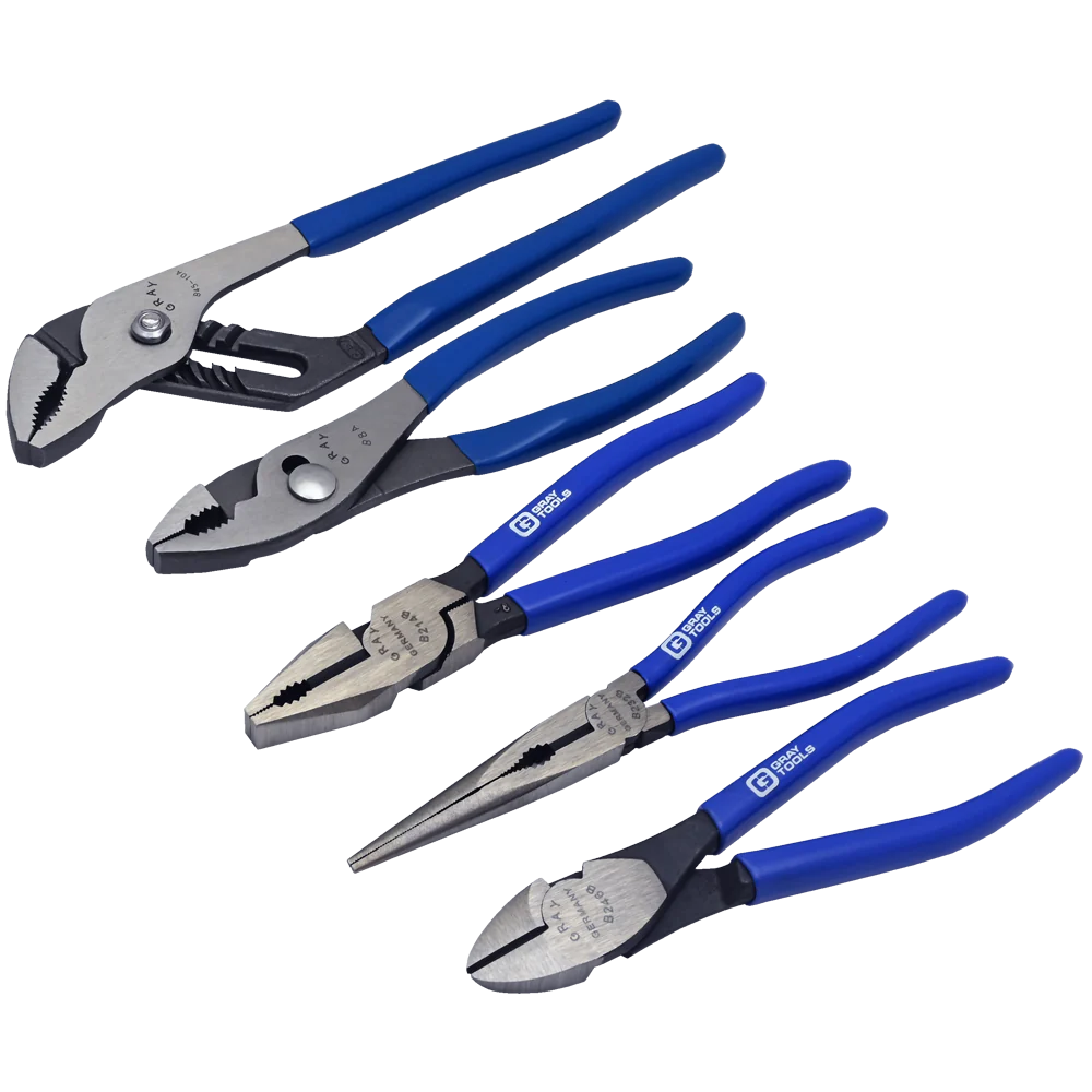 GRAY TOOLS 5 Piece Master Pliers Set