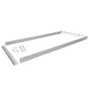 Backlit Flat Panel Light Surface Mount Kits