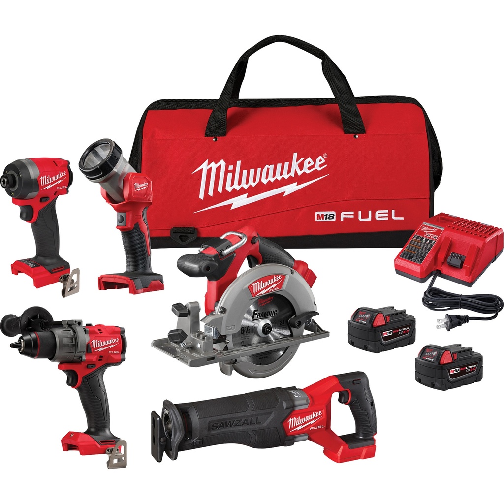 Milwaukee M18 Fuel™ 5-Tool Combo Kit | Grizzly Lighting Systems