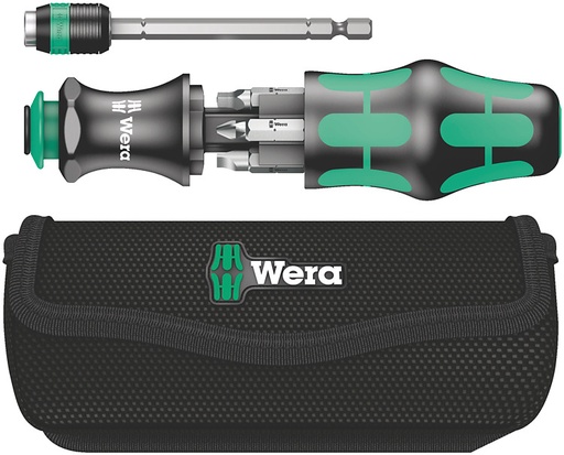[TYO921] WERA Kraftform Kompakt 26 with pouch, 7 pieces