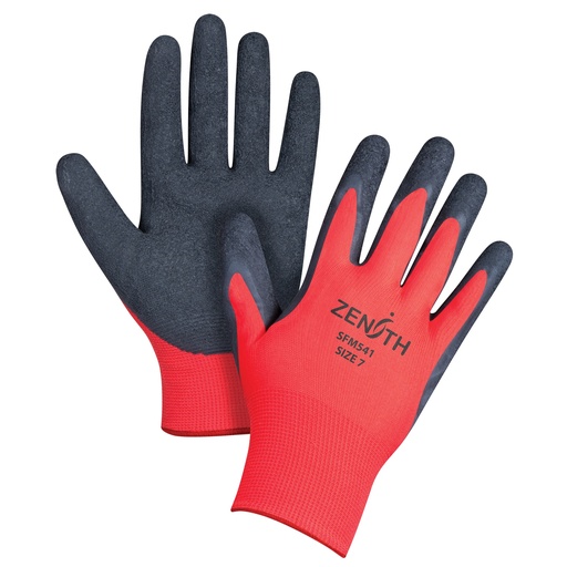Zenith Safety Products Lightweight Breathable Coated Gloves - Foam Nitrile Coating - 13 Gauge - Polyester Shell - White (copy)
